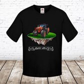 Trekker t-shirt Kubota plateau Limited -Fruit of the Loom-122/128-t-shirts jongens