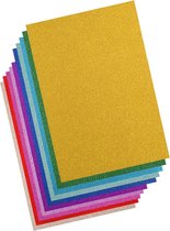 Florence Glitter papier - Assortiment - A4 - 250g - 20x2 vellen