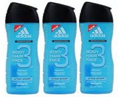 Adidas After Sport Hair & Body Douchegel - 3 x 250 ml