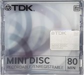 TDK Recordable Mini Disc Grey 80 Min