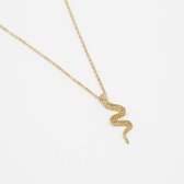 Ketting Snake - Michelle Bijoux - Ketting - One size - Goud