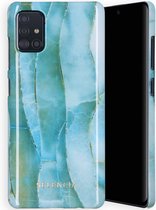 Selencia Maya Fashion Backcover Samsung Galaxy A41 hoesje - Agate Blue