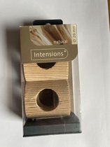 Intensions Roedeknop (open) - Elips - eiken - 28mm