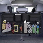 Organisateurs de voiture, sac de rangement de coffre avec beaucoup de  poches, organisateur de siège arrière multifonction pour tous les types de  hayon