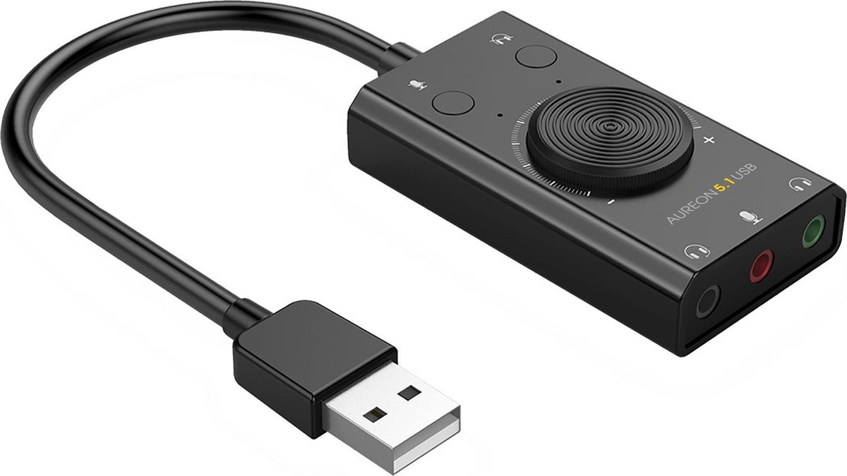 Carte son USB externe 5.1 - PC Mac - USB - Noir - Carte son - Achat & prix