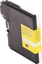 Inkmaster Huismerk cartridge voor LC-985 Y XL Yellow| 1 x Yellow Geel cartridge voor Brother DCP J125, J140W, J315W, J515W, MFC J220, J265W, J410, J415W