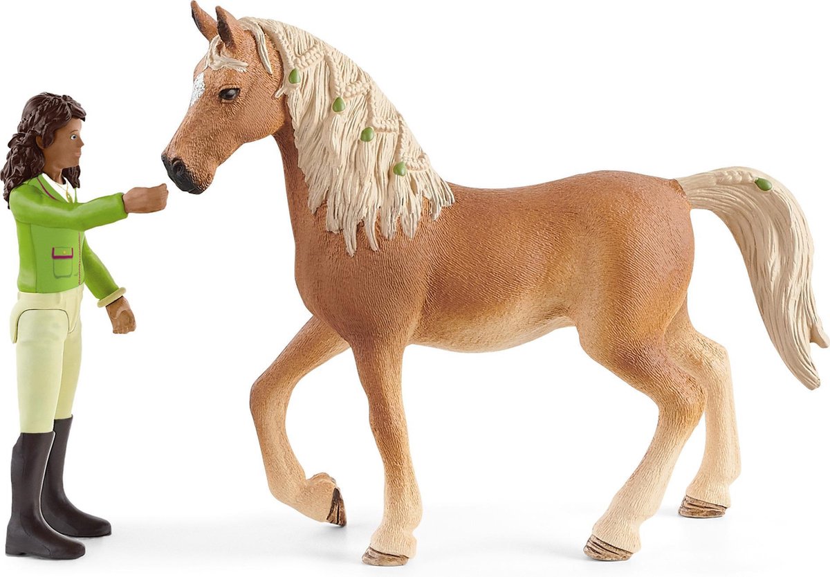 schleich HORSE CLUB - Speelfigurenset - Sarah & Mystery - Kinderspeelgoed voor Jongens en Meisjes - 5 tot 12 jaar - 42542 — afbeelding 7