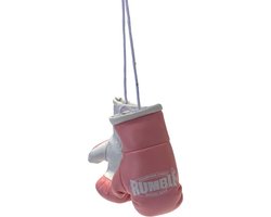 Rumble Mini Carhanger Bokshandschoen Roze-Wit Mini bokshandschoenen