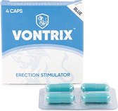 Vontrix Blue 450 mg - Erectiepillen - Stimuleert de Erectie - 4 capsules - Natuurlijk product