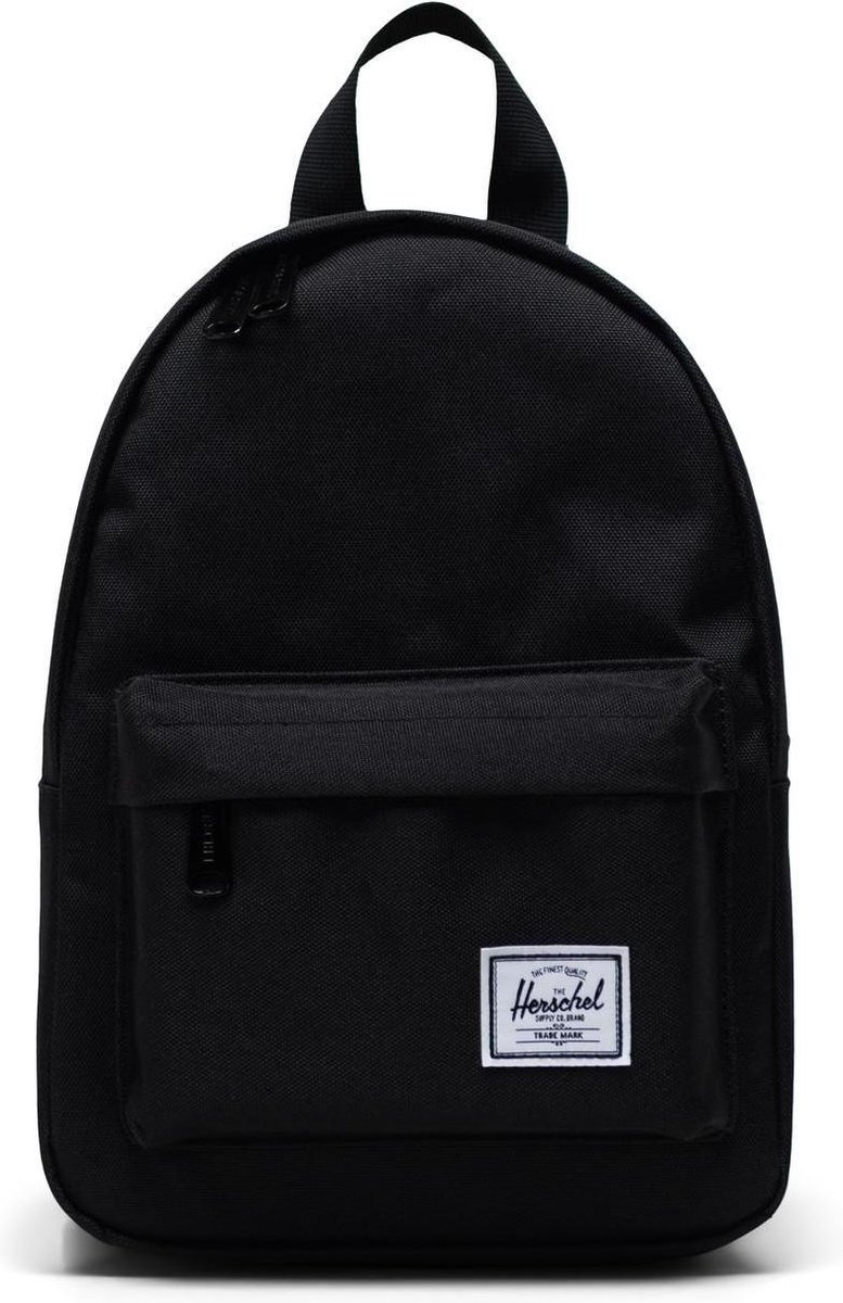 Classic Mini - Black / The original backpack, made 'mini' - een kleine rugzak voor de essentials-only - 6.5L opbergruimte / Beperkte Levenslange Garantie / Zwart