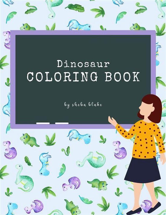 Dinosaur Activity and Coloring Book for Kids Ages 3+ (Printa ... - cover