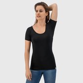 Femme - T-shirt anti-transpirant - Slim Fit - Blanc – Fibershirts FR
