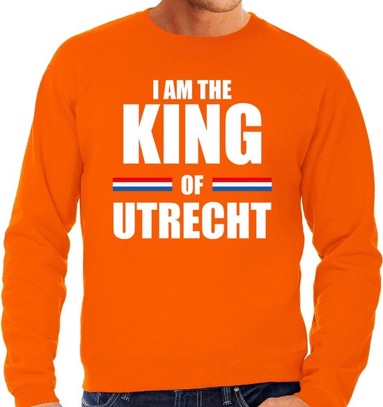Makkelijk te begrijpen emotioneel barsten Koningsdag sweater I am the King of Utrecht - heren - Kingsday Utrecht  outfit /... | bol.com