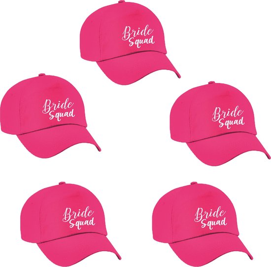 6x casquette EVJF rose Bride Squad dames gracieuses - Articles / casquettes  pour femme... | bol