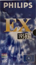 Philips EX VHS videoband 195min 3,25uur