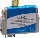 Inkmaster Huismerk Premium cartridge voor Epson 603 XL C Cyaan Met Chip - Epson 603XL - Voor Printers: XP-2100 / XP-2105 / XP-3100 / XP-3105 / XP-4100 / XP-4105 / Workforce / WF-28