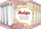 Robijn Geurkaars Rose Chique - 6 x 115 gr - Voordeelverpakking