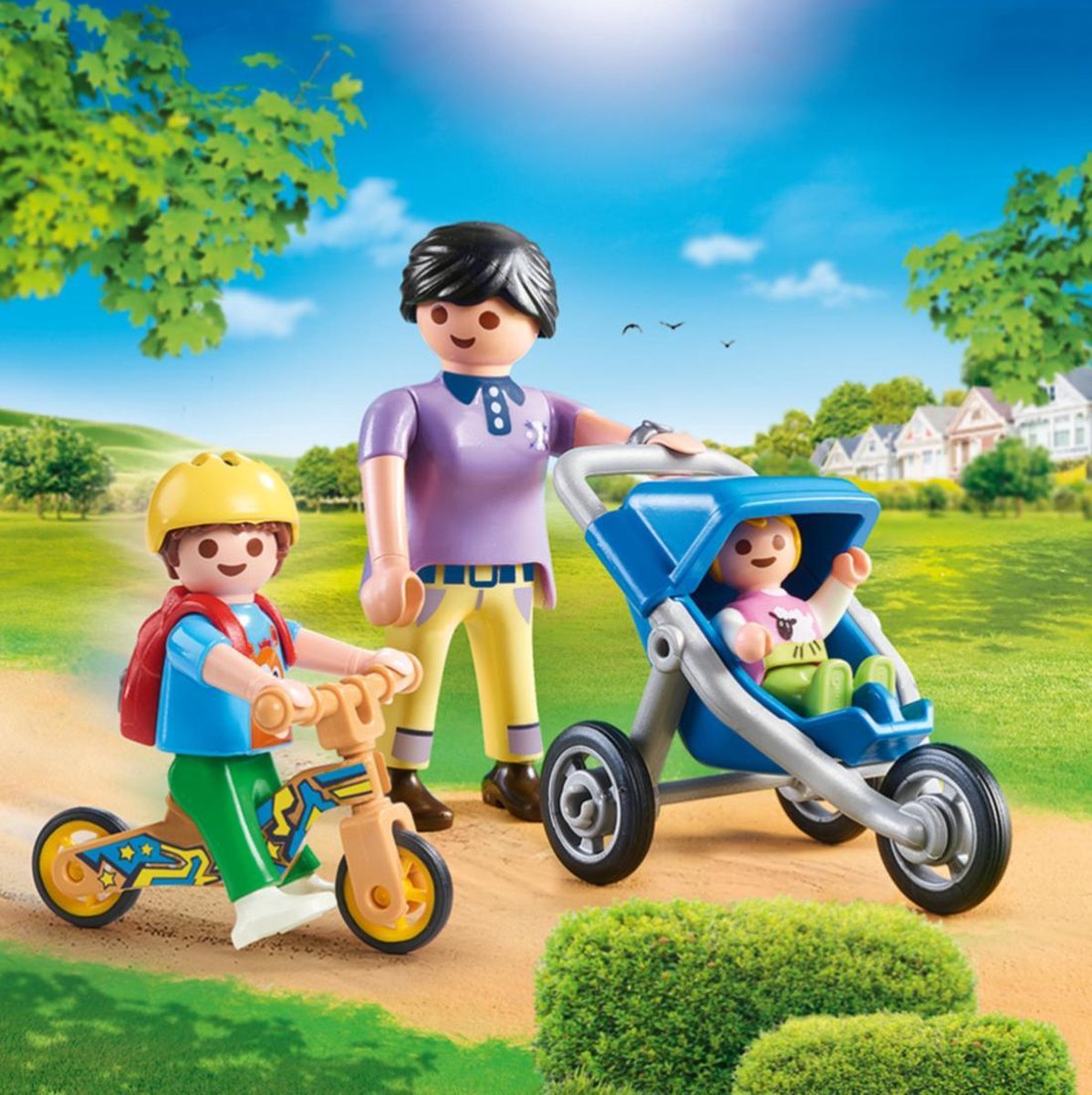 PLAYMOBIL City Life Mama met kinderen - 70284 | bol.com