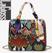 Lagloss Fashion Bag Tas Mode Model 2 - Klein Modisch Tasje - Type Lil Bag - SchouderTas met Shawl Handvat - 17x14x6 cm
