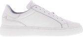 Tango | Luna 16-d white leather sneaker - white sole | Maat: 40