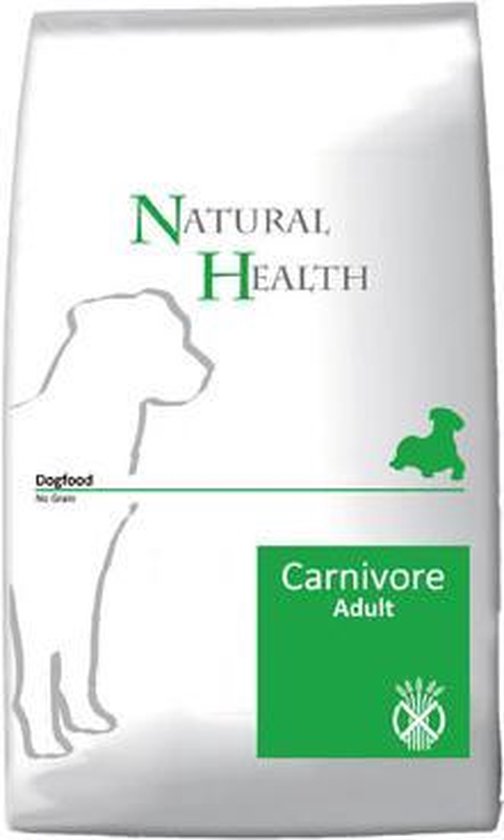 Natural Health Droogvoer Hondenvoeding Natural Health Dog Carnivore Adult graanvrij - premium