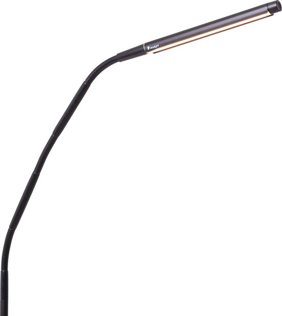 Daylight Electra - Staande vloerlamp - 3 lichtkleuren - Dimbaar - leeslamp - woonkamer - Zwart