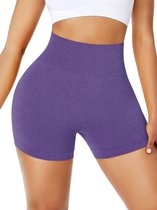 Seba E-Com. Yoga Short Met Hoge Taille Dames Short-Yoga-Fitness