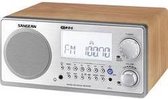Sangean WR2 - Tafel radio - Bruin/Zilver