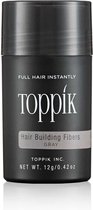 Toppik - haarpoeder - haarpoeder volume - kale plekken haar - Volumepoeder - grijs - 27,5 gram - semi-permanente haarkleuring-
