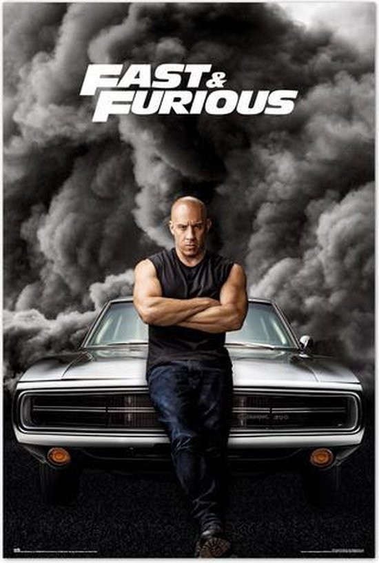 Affiche-film The Fast and the Furious -Vin Diesel-61x91.5cm.