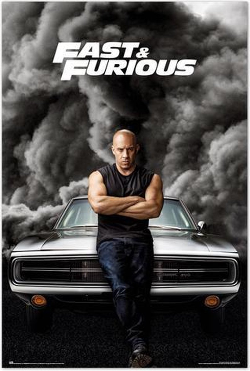 The Fast and the Furious poster - film - Vin Diesel - straatraces - 61 x 91.5 cm.
