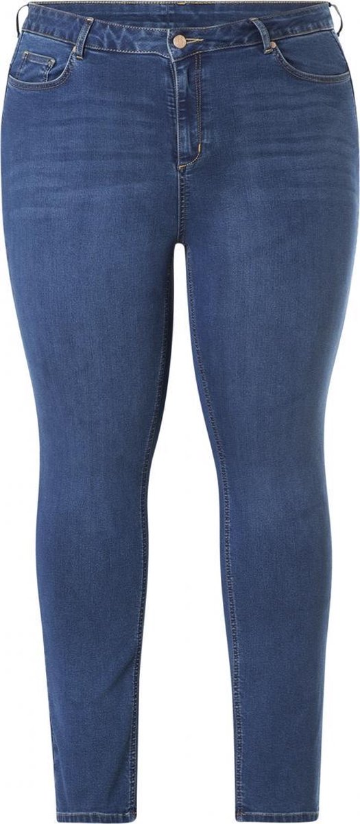 BASE LEVEL CURVY Joya Jeans - Mid Blue - maat 5(58/60)