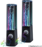 PartyFunLights - Luidsprekers met dansend water - gekleurde lichteffecten - LED - USB/AUX