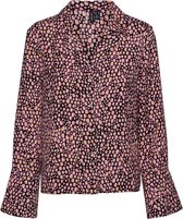 Vero Moda VMNADIA L/S SHIRT Black Dames Blouse - Maat XS