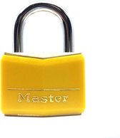 MasterLock - Hangslot - Geel met 2 sleutels