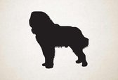 Silhouette hond - Moscow Watchdog - Moskou-waakhond - XS - 25x26cm - Zwart - wanddecoratie