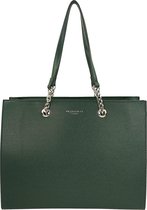 Handtas Flora & Co vert geschikt voor A4 schriften