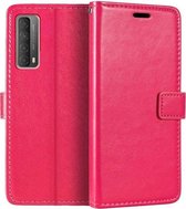 Huawei P Smart 2021 - Bookcase Roze - portemonee hoesje