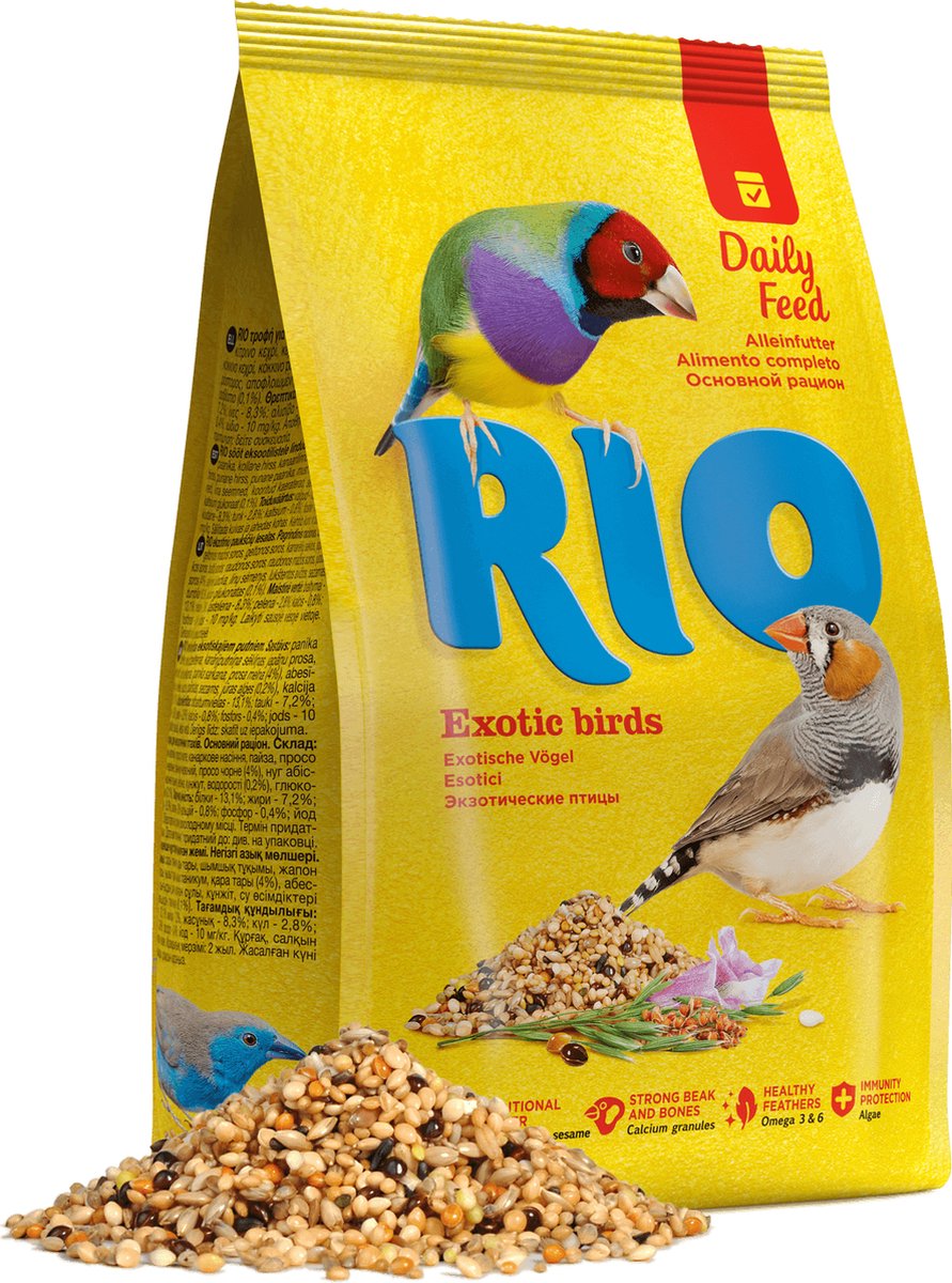 RIO Dagelijks voer voor exotische vogels 1000 gram