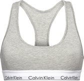 Calvin Klein dames Modern Cotton bralette top - ongevoerd - grijs - Maat: XS