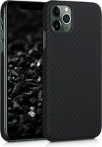 kalibri hoesje voor Apple iPhone 11 Pro - aramidehoes voor smartphone - mat zwart