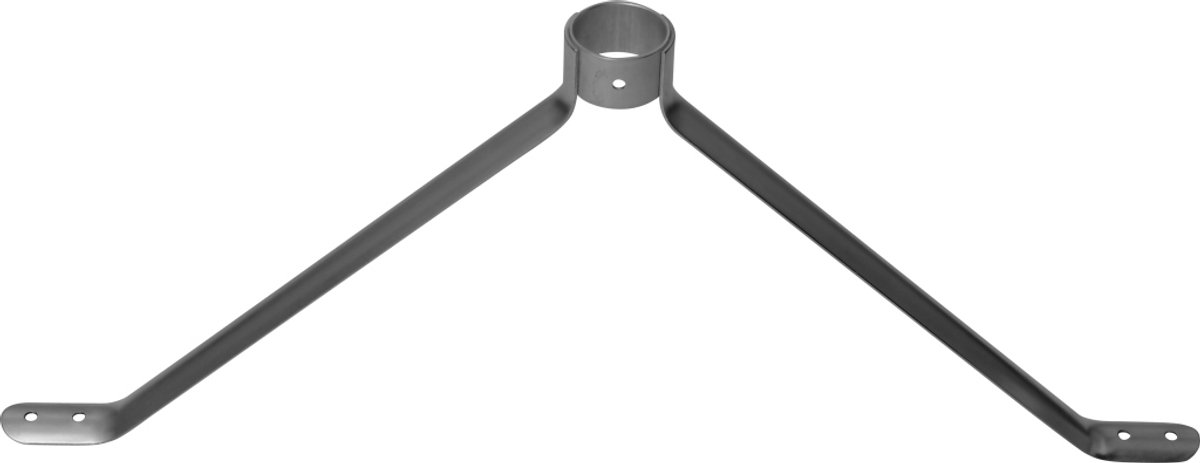 Hendrik Jan - Bezemsteelhouder - Verzinkt - Groot - 28 mm steel