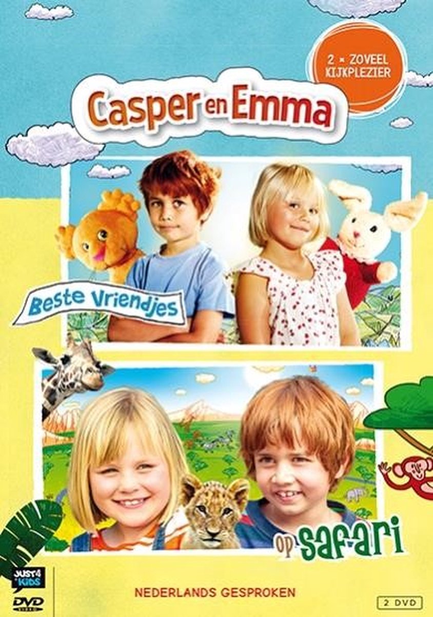 Casper En Emma Beste Vriendjes & Op Safari (DVD) (Dvd), Janne Formoe Dvd's bol