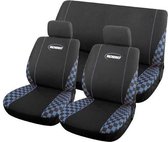 Autostoelhoes set universeel "Speed" compleet zwart/ blauw. GRATIS VERZENDING!