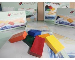 Encaustic Art wasblokjes 48 stuks Alle kleuren