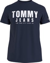 Tommy Hilfiger T-shirt - Mannen - Navy - Wit - Rood
