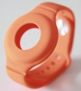 Nieuwe Model Apple Airtag Sleutelhanger | Airtag Polsband voor Kinderen (Vanaf 2 jaar) & Volwassenen| Oranje