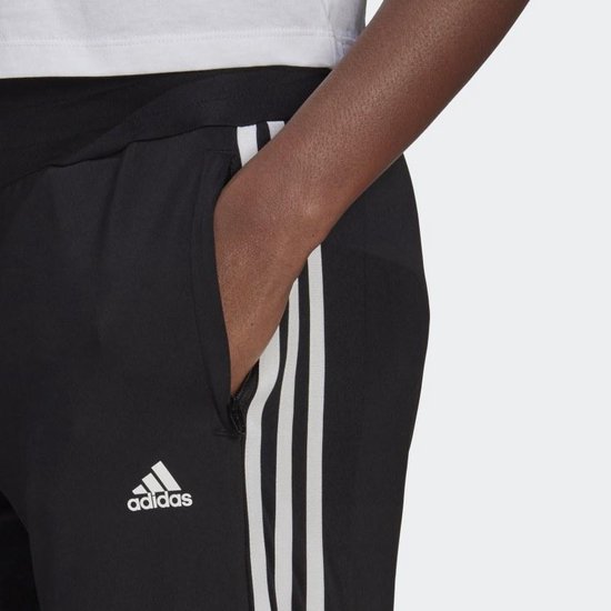 Adidas dames 7/8 broek stretch, zwart maat S | bol.com