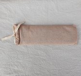 Picchu nl - Oogkussen - Aromatherapie - Yoga - Zijde - Tijm & citroenmelisse - Roze - 32 x 10 cm