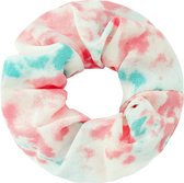 2 verschillende Scrunchie Tie-dye meerkleurig